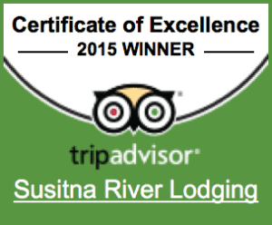 TripAdvisor 2015 Talkeetna Lodging Award TripAdvisor 2015 Talkeetna Lodging Award